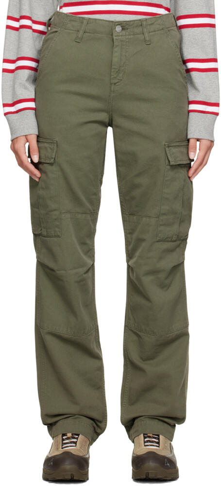 Carhartt Work In Progress Khaki Regular Trousers Cover