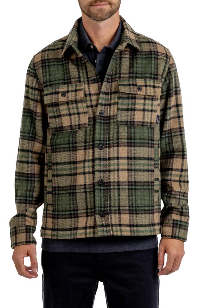 Rainforest Trailmaster Heavyweight Brushed Flannel Button-Up Shirt in Olive Plaid Cover