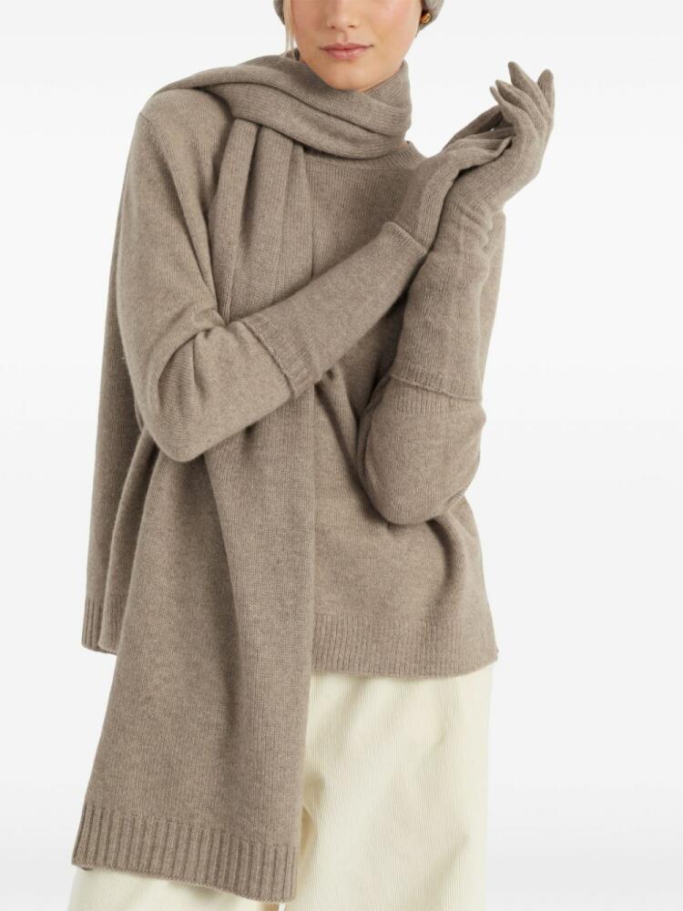 Chinti & Parker cashmere long gloves - Neutrals Cover