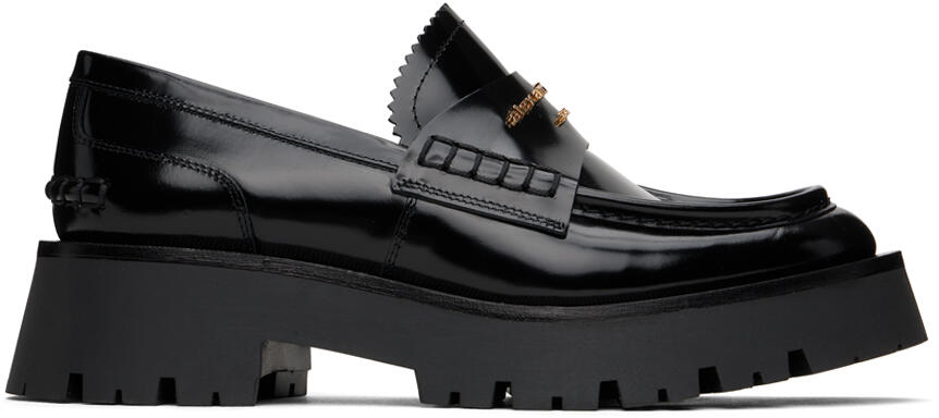 Alexander Wang Black Carter Mid-Heel Lug Loafers Cover