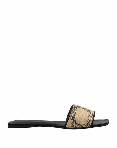 Max Mara Max Mara Midge Flats Woman Sandals Black Polyamide Cover