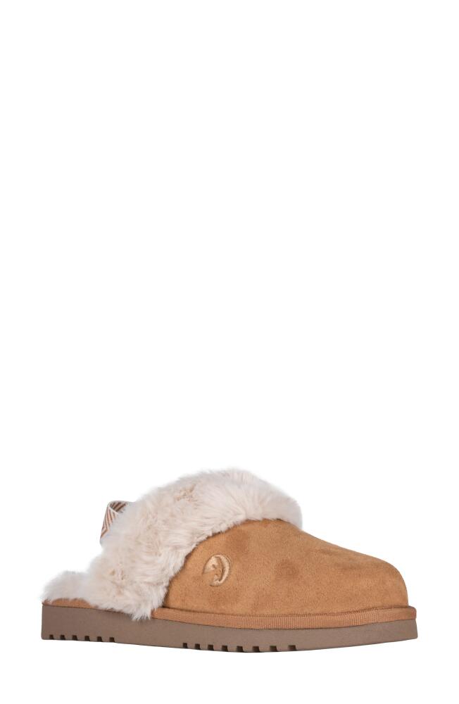 BILLY Footwear Billy Faux Fur Lined Scuff Slipper in Chestnut Cover