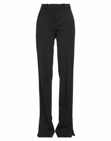 Del Core Woman Pants Black Polyester, Virgin Wool, Elastane, Cotton Cover