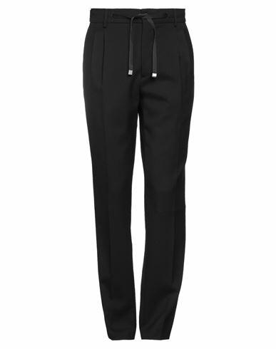 Brian Dales Man Pants Black Wool Cover