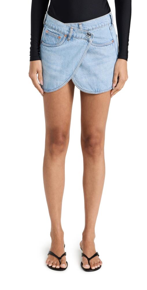 Coperni Denim Mini Skirt Light Blue Cover