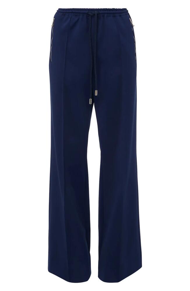 JW Anderson Bootcut Track Pants in Oxford Blue Cover