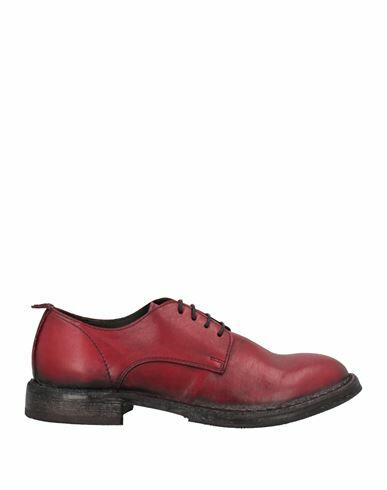 Moma Woman Lace-up shoes Red Soft Leather Cover