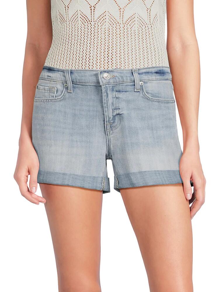 7 For All Mankind Women's Distressed Denim Shorts - Coco Prive Cover