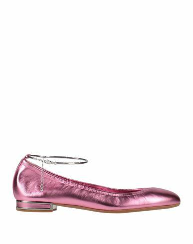 Casadei Woman Ballet flats Pink Leather Cover