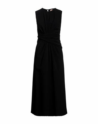 N°21 Woman Maxi dress Black Viscose, Acetate Cover