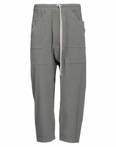 Drkshdw By Rick Owens Man Pants Grey Cotton Cover