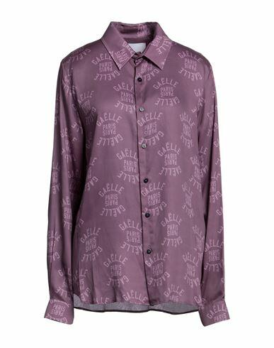 Gaëlle Paris Woman Shirt Light purple Viscose Cover