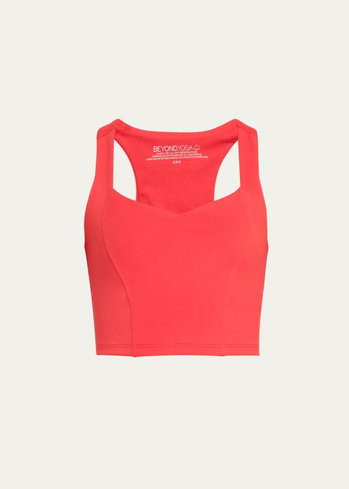 Beyond Yoga Powerbeyond Intensity Racerback Cropped Tank Top Cover