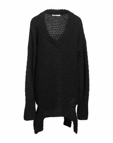 Mar De Margaritas Woman Sweater Black Acrylic, Wool, Viscose, Alpaca wool Cover