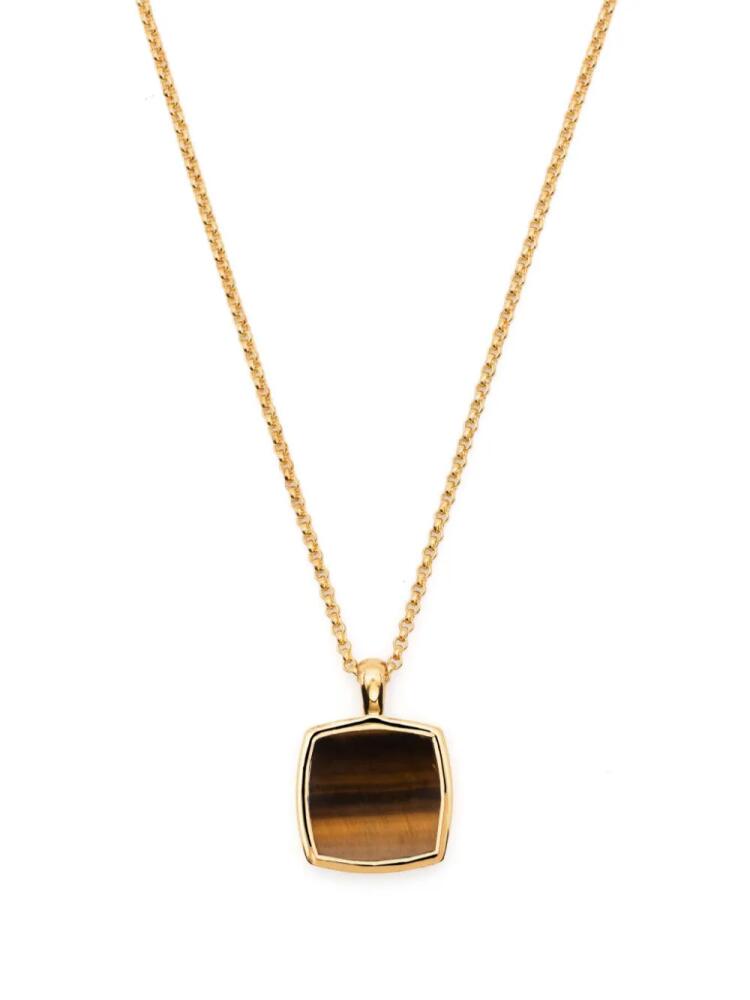 Tom Wood Cushion Pendant chain-link necklace - Gold Cover