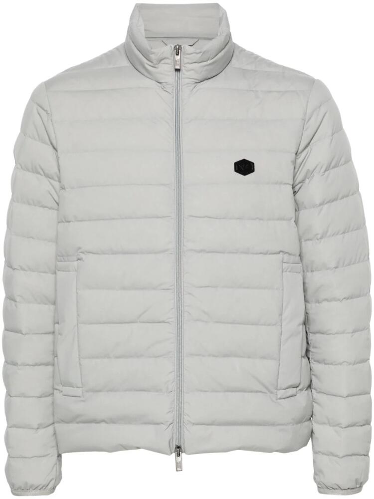 Emporio Armani duck-down padded jacket - Grey Cover