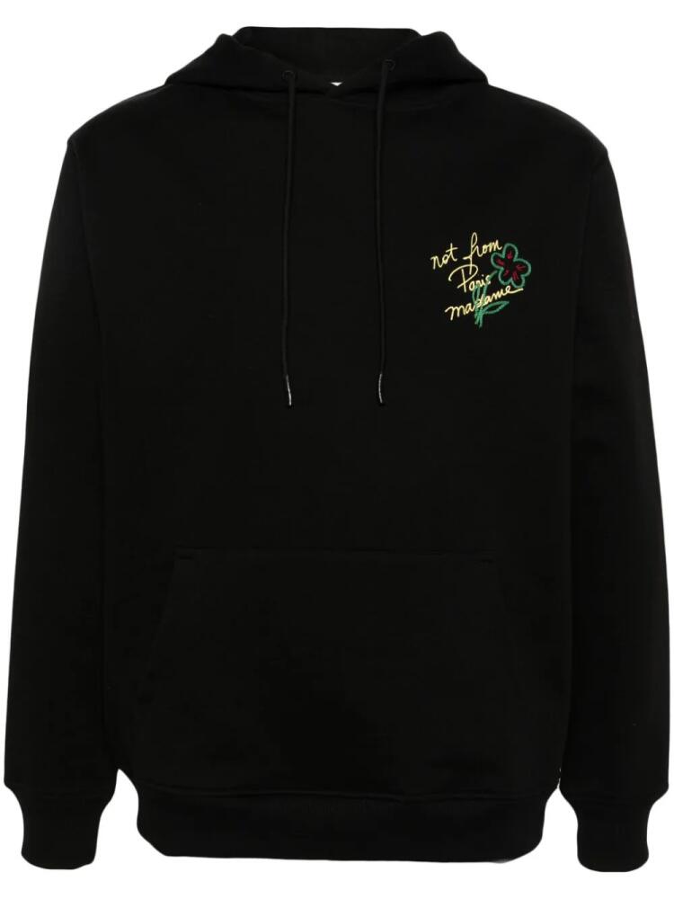 Drôle De Monsieur Le Slogan Esquisse hoodie - Black Cover