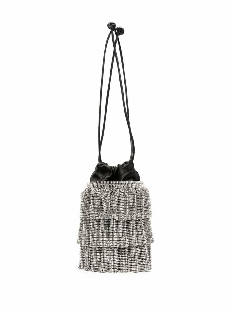 Alexander Wang crystal-mesh bucket bag - Black Cover