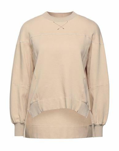 High Woman Sweatshirt Beige Cotton, Polyamide, Elastane Cover