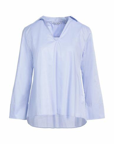 Caliban Woman Top Light blue Cotton Cover