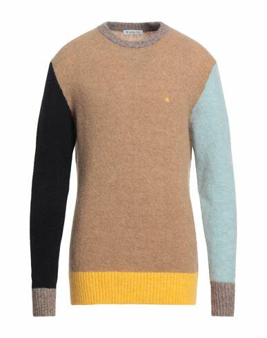 Manuel Ritz Man Sweater Camel Acrylic, Polyamide, Alpaca wool, Wool, Elastane Cover