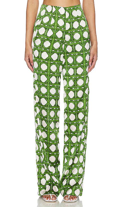 MISA Los Angeles Rita Pants in Green Cover