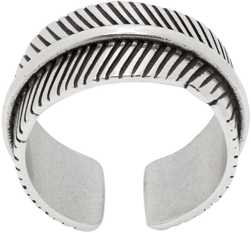 Isabel Marant Silver Engraved Ring Cover