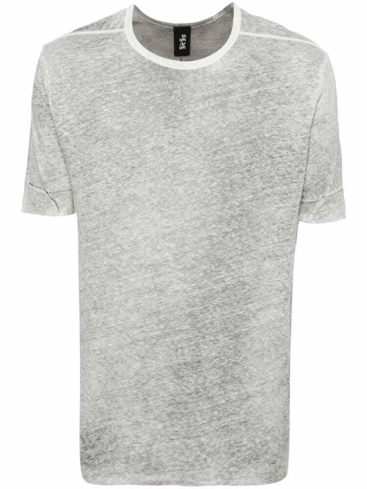 Thom Krom raw-cut T-shirt - Grey Cover