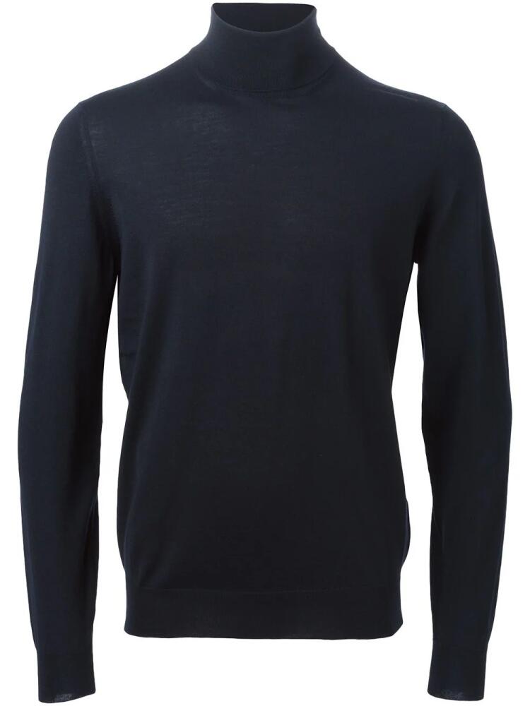 Drumohr turtle neck sweater - Blue Cover