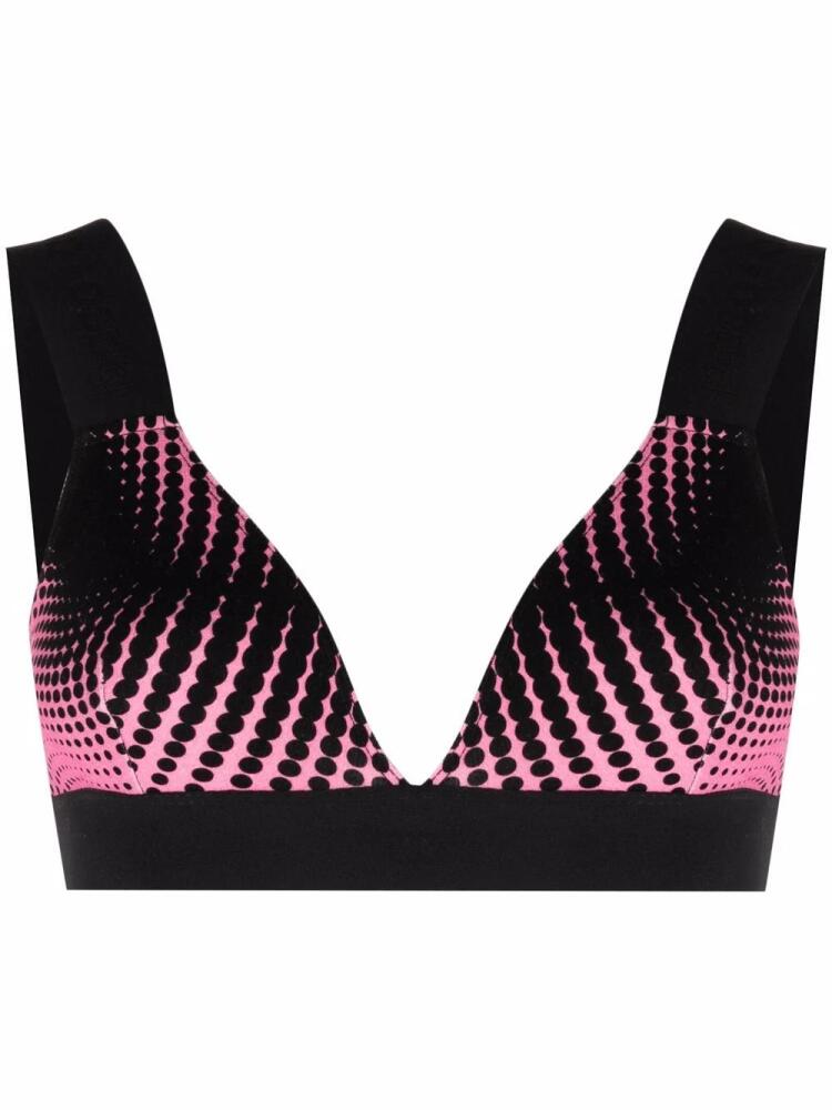 Rabanne gradient-effect sports bra - Black Cover