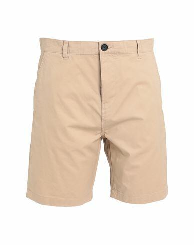 Selected Homme Man Shorts & Bermuda Shorts Sand Organic cotton, Cotton, Elastane Cover