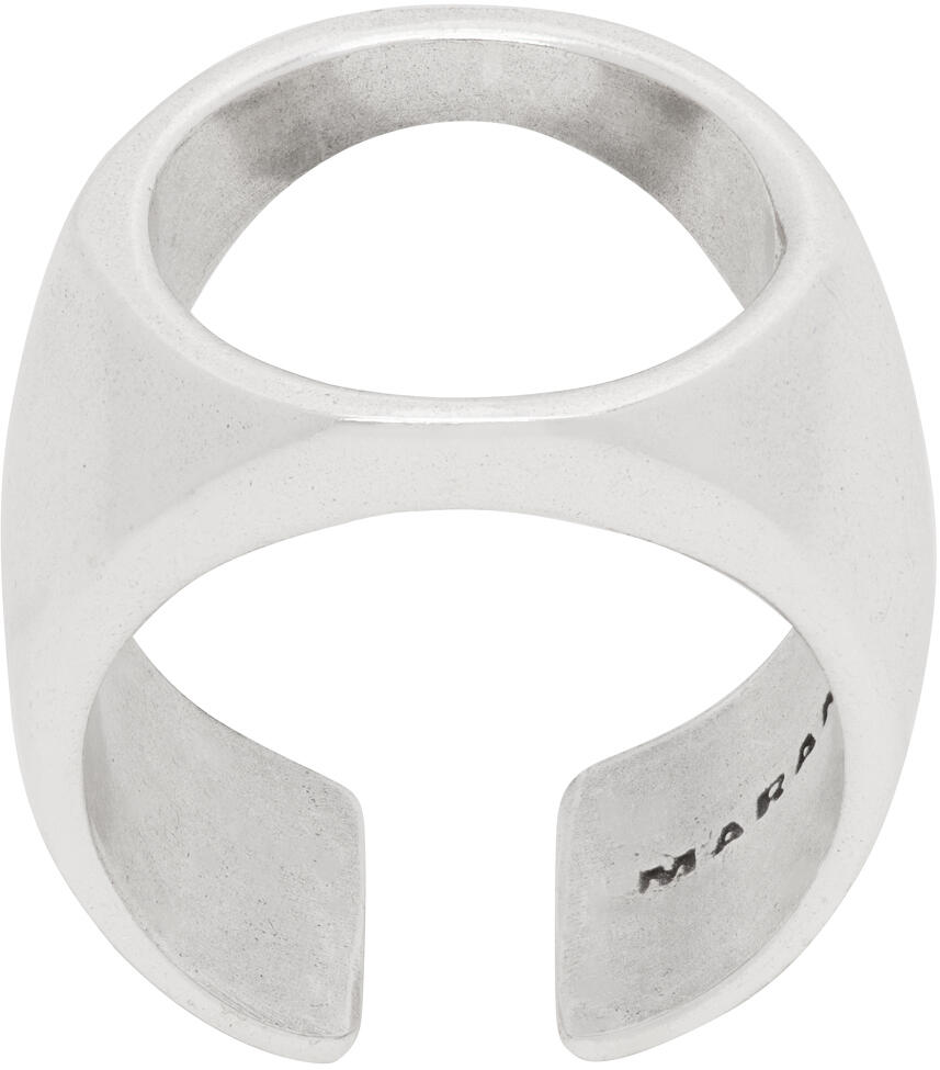 Isabel Marant Silver Cutout Ring Cover