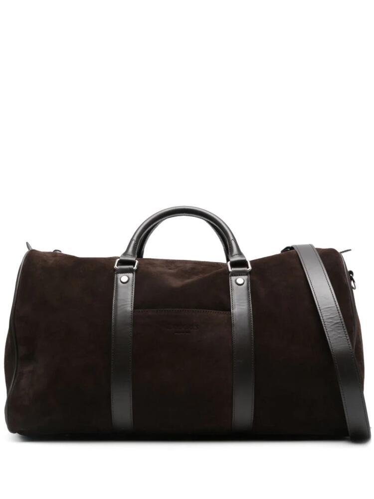 Doucal's suede holdall - Brown Cover