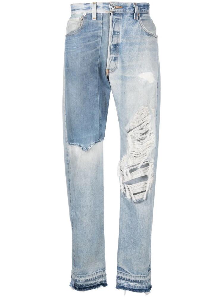 GALLERY DEPT. Ken ripped slim-cut jeans - Blue Cover