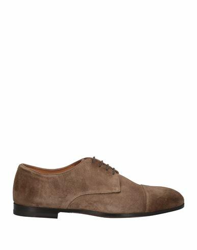 Doucal's Man Lace-up shoes Khaki Calfskin Cover