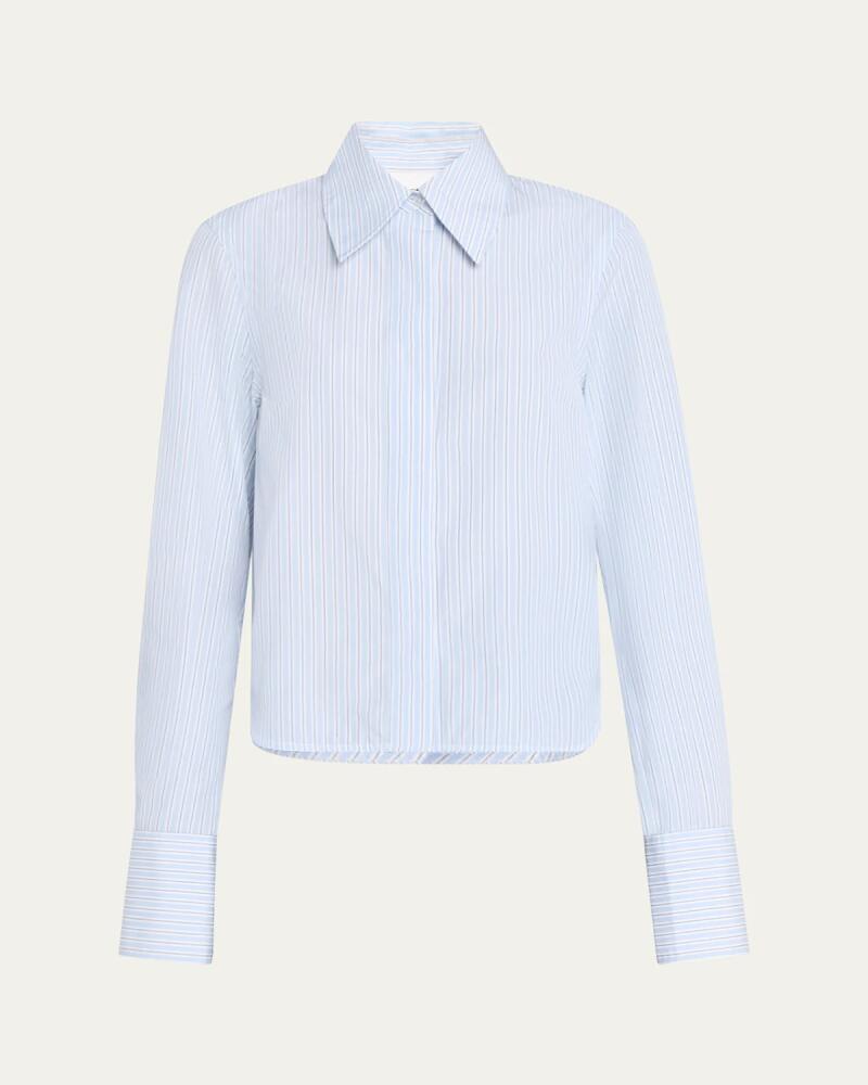 Co Stripe Button Down Poplin Shirt Cover