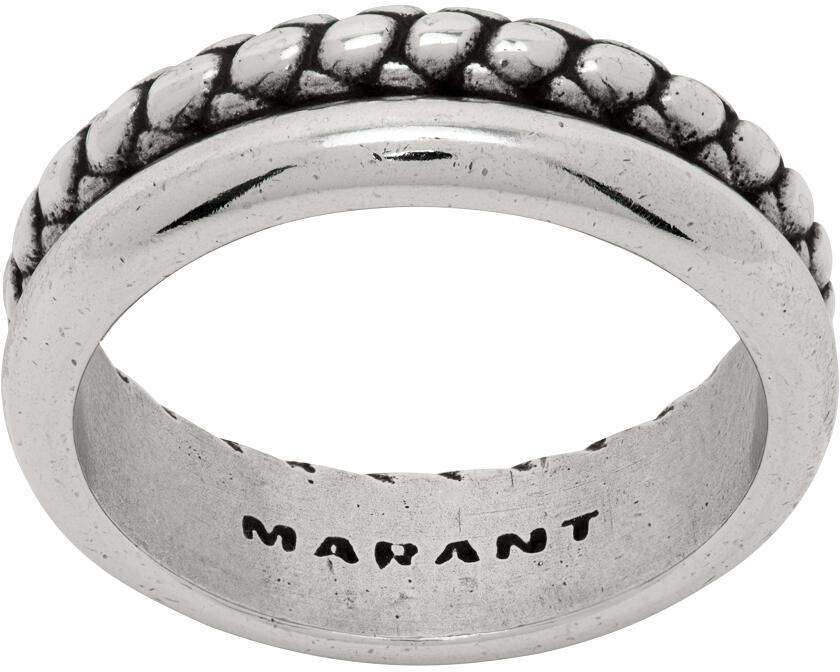 Isabel Marant Silver Band Ring Cover