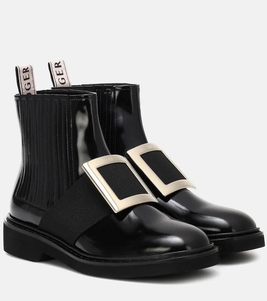 Roger Vivier Chelsea Viv' leather ankle boots Cover