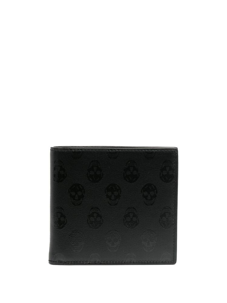 Alexander McQueen skull-print wallet - Black Cover