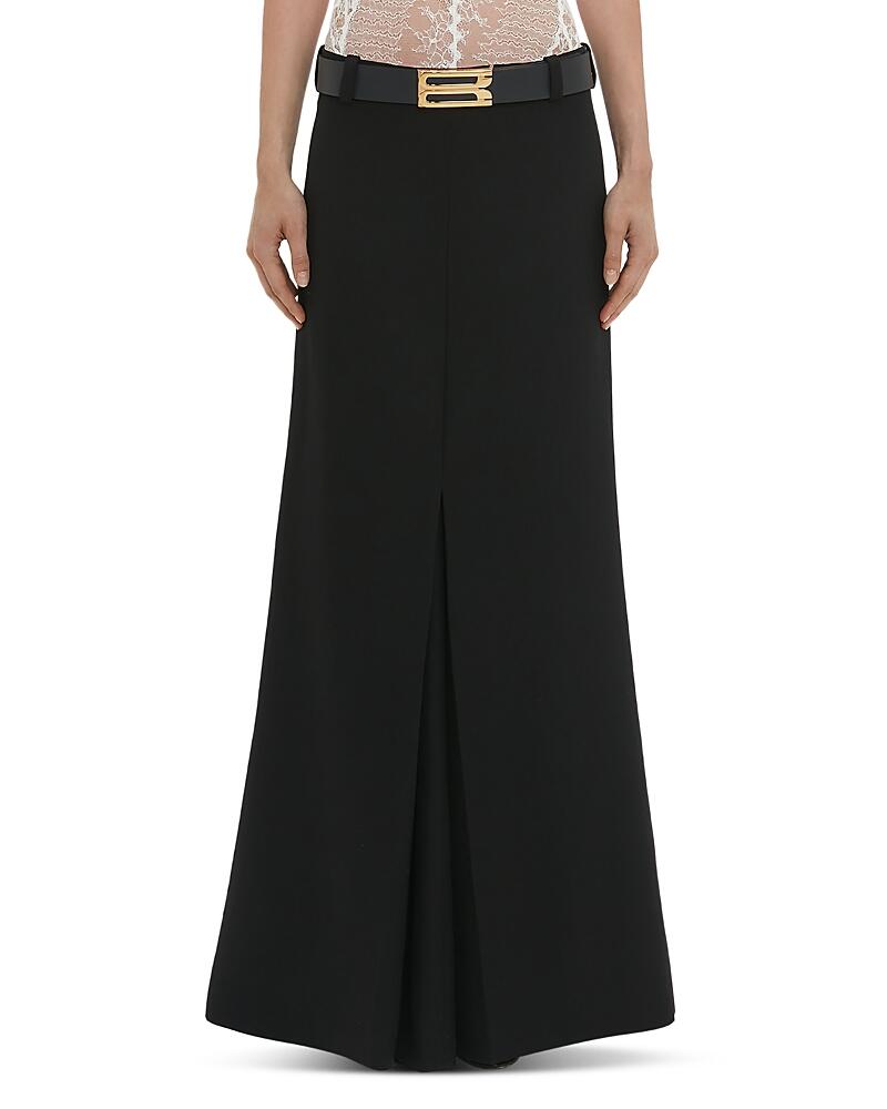 Victoria Beckham Wool Inverted Pleat Maxi Skirt Cover