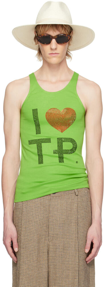 Theophilio SSENSE Exclusive Green Tank Top Cover