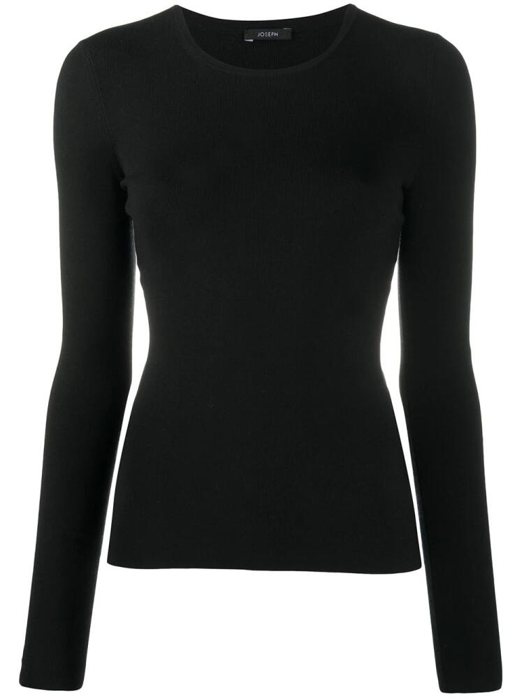 JOSEPH long-sleeve crew neck jumper - Black Cover