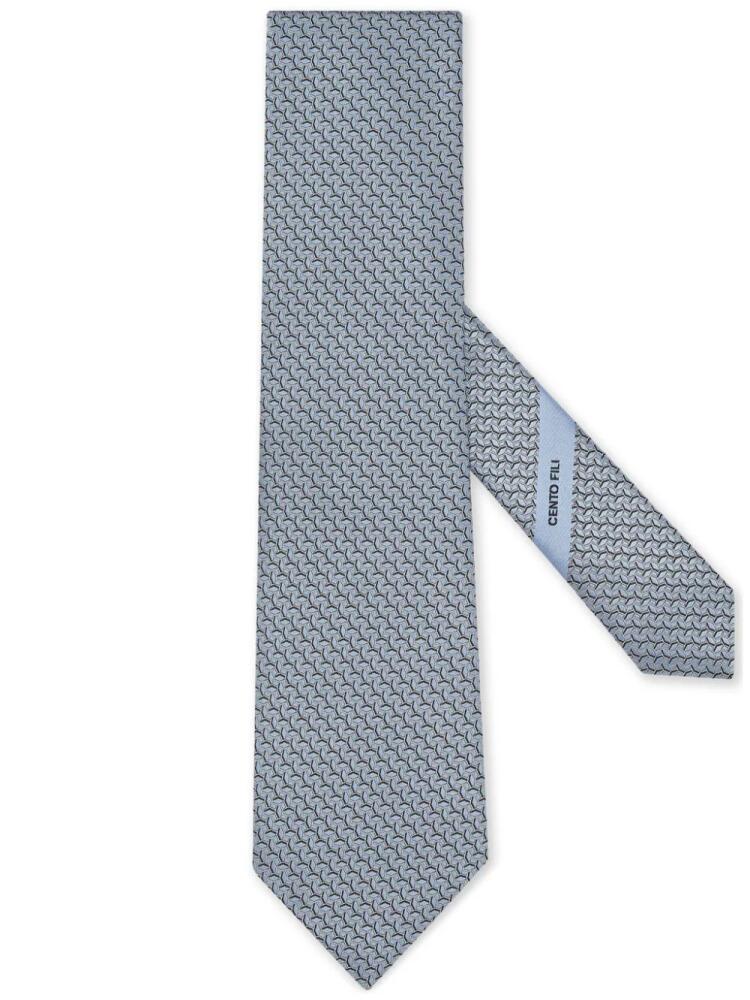 Zegna Cento Fili tie - Blue Cover