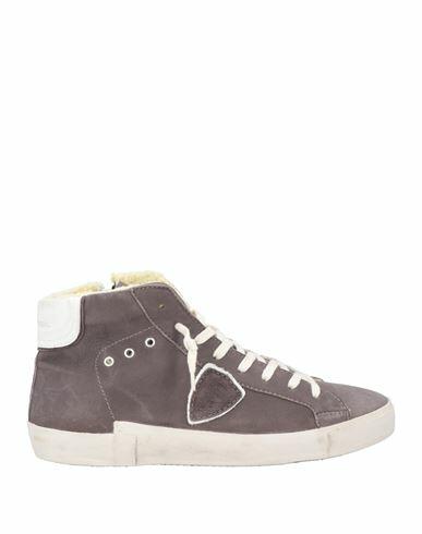 Philippe Model Man Sneakers Dove grey Leather Cover