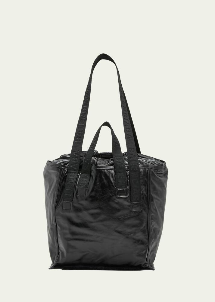 Balenciaga Men's Medium Cargo Leather Tote Bag Cover