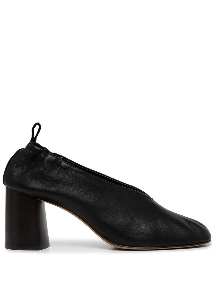 3.1 Phillip Lim Nadia elasticated leather pumps - Black Cover