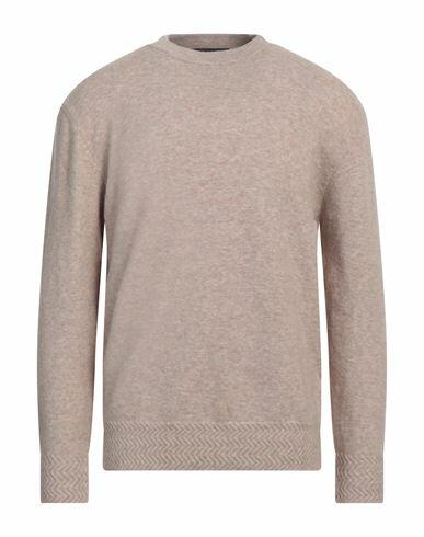 Daniele Fiesoli Man Sweater Beige Polyamide, Merino Wool, Alpaca wool, Elastane Cover