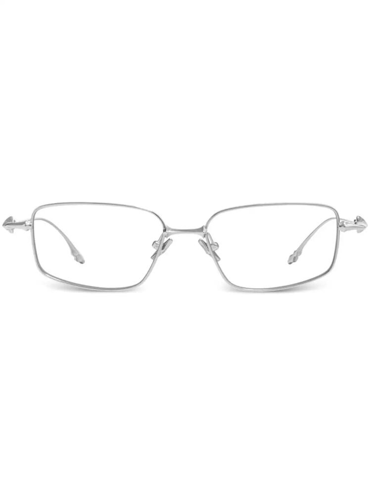 Gentle Monster Atomic 02B rectangle-frame glasses - Silver Cover