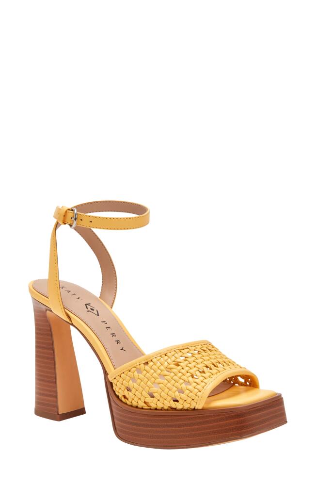 Katy Perry The Steady Ankle Strap Platform Sandal in Pineapple Cover