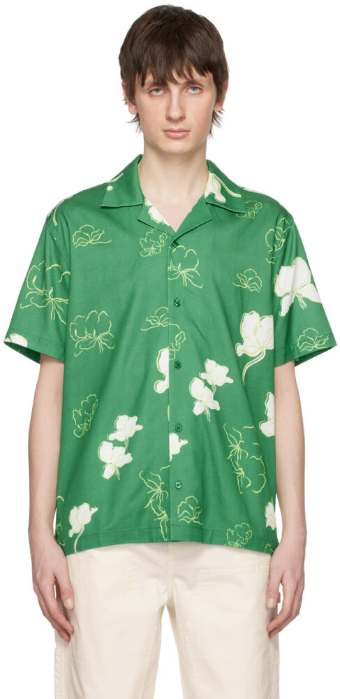 Saturdays NYC Green Sig Zane Edition Canty Mānoa Shirt Cover